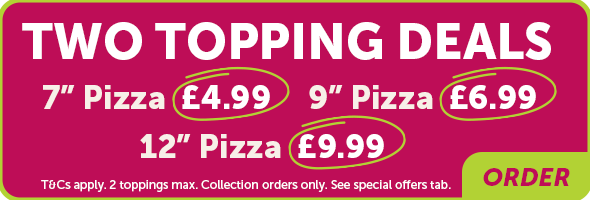 Pizza offers at Ginos Pizza